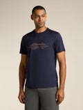 Men's Merino 150 Tech Lite Short Sleeve T-Shirt Pukaki Reflected  - 1