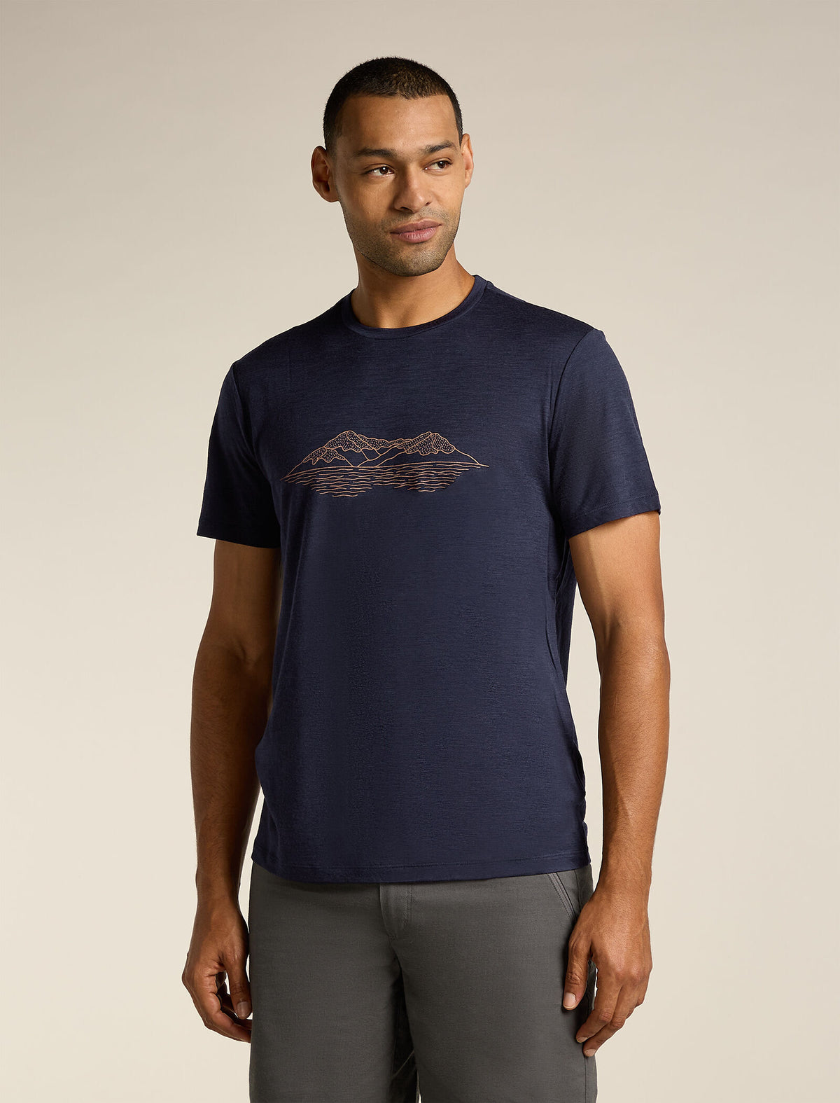 Men's Merino 150 Tech Lite Short Sleeve T-Shirt Pukaki Reflected  - 1