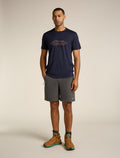 Men's Merino 150 Tech Lite Short Sleeve T-Shirt Pukaki Reflected  - 3