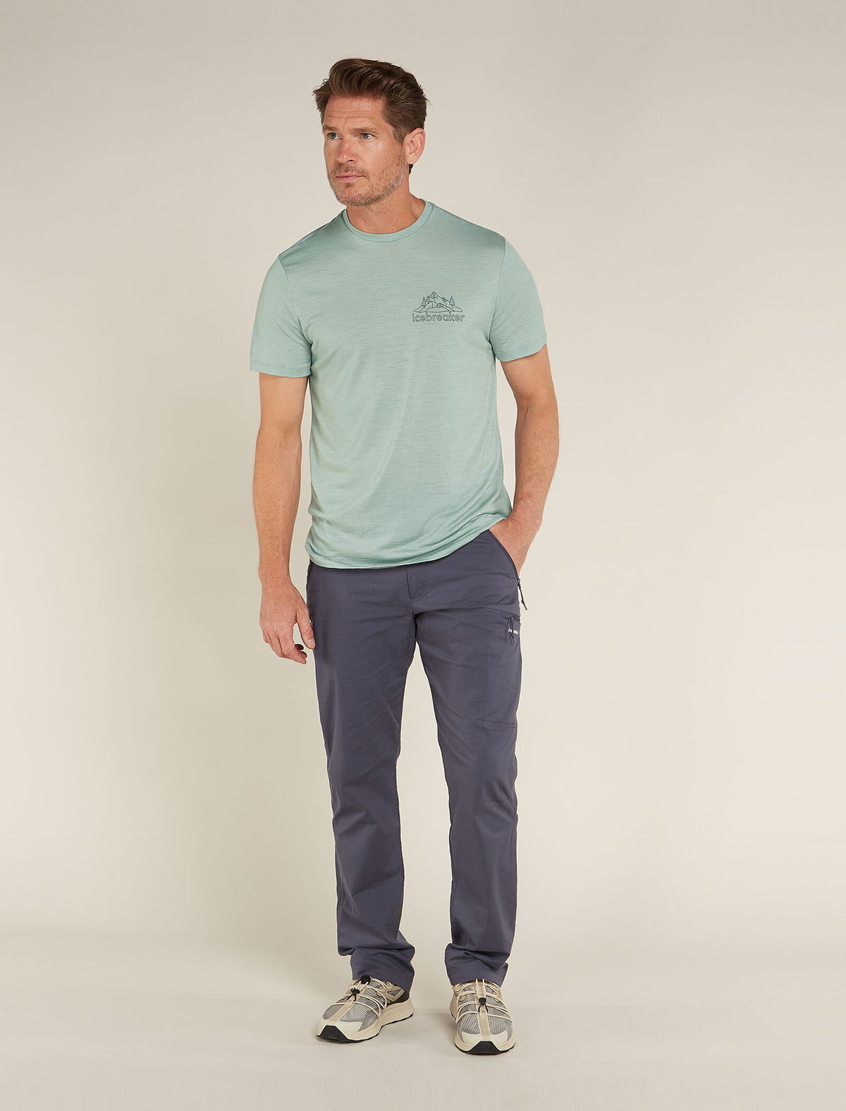 Men's Merino 150 Tech Lite Short Sleeve T-Shirt IB Back Pack  - 3