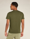 Men's Merino Blend Central Classic Short Sleeve T-Shirt Alps 3D  - 2