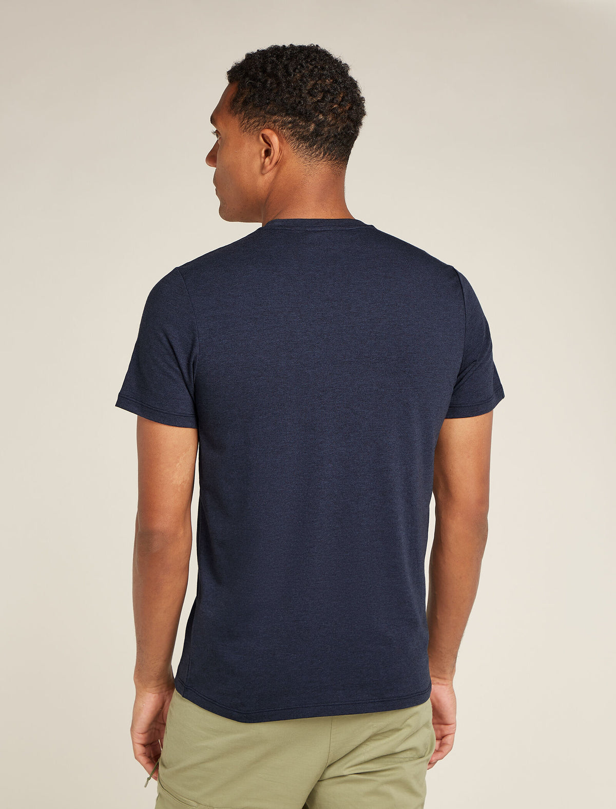 Men's Merino Blend Central Classic Short Sleeve T-Shirt Alps 3D  - 2
