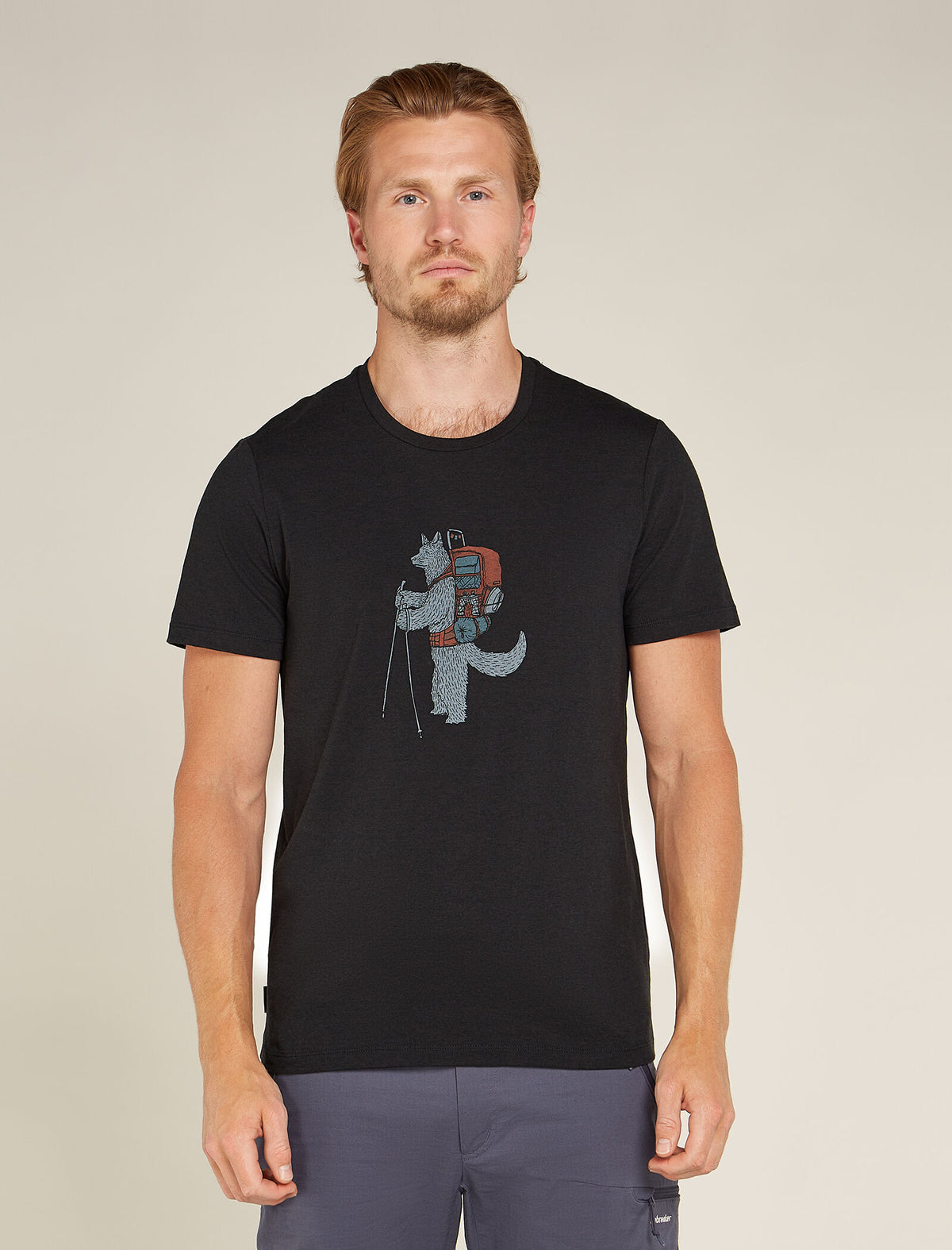 Men's Merino Blend Central Classic Short Sleeve T-Shirt Tech Head  - 1