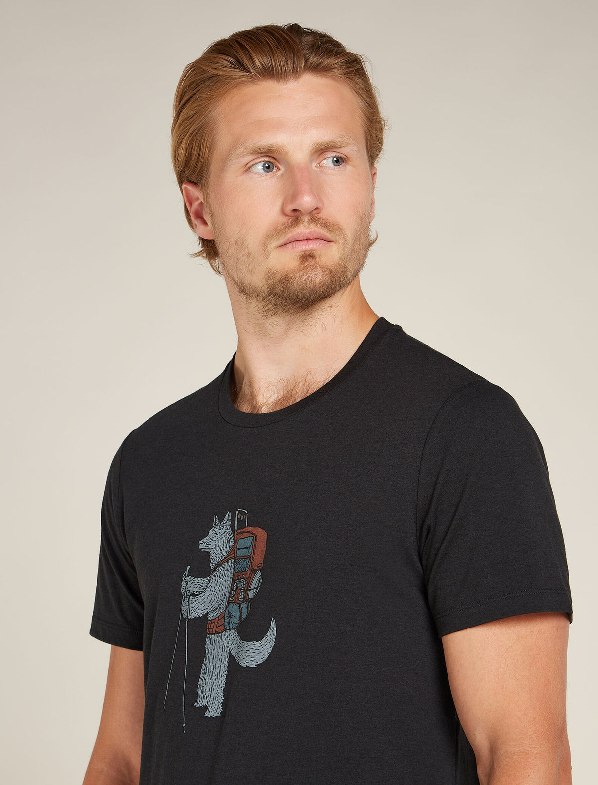 Men's Merino Blend Central Classic Short Sleeve T-Shirt Tech Head  - 5