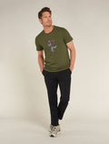 Men's Merino Blend Central Classic Short Sleeve T-Shirt Tech Head  - 3
