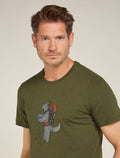 Men's Merino Blend Central Classic Short Sleeve T-Shirt Tech Head  - 5