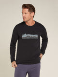 Men's Merino Blend Central Classic Long Sleeve T-Shirt Haute Route  - 1