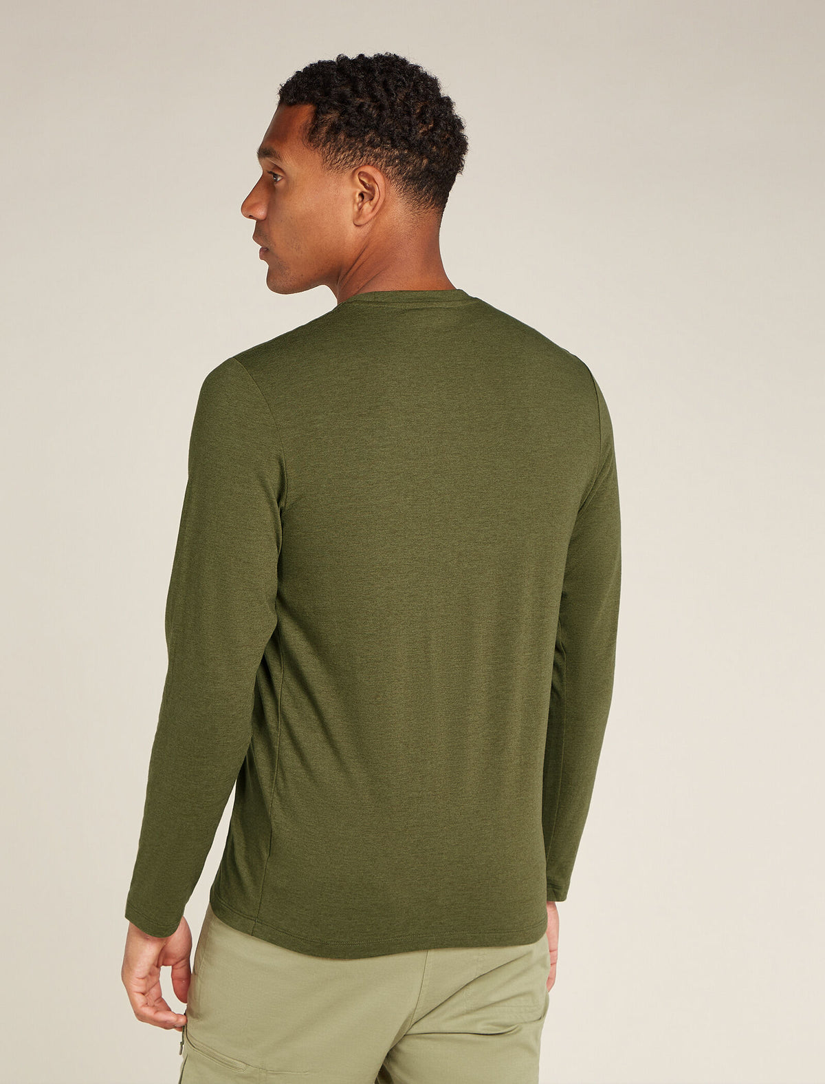 Men's Merino Blend Central Classic Long Sleeve T-Shirt Haute Route  - 2