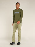 Men's Merino Blend Central Classic Long Sleeve T-Shirt Haute Route  - 3