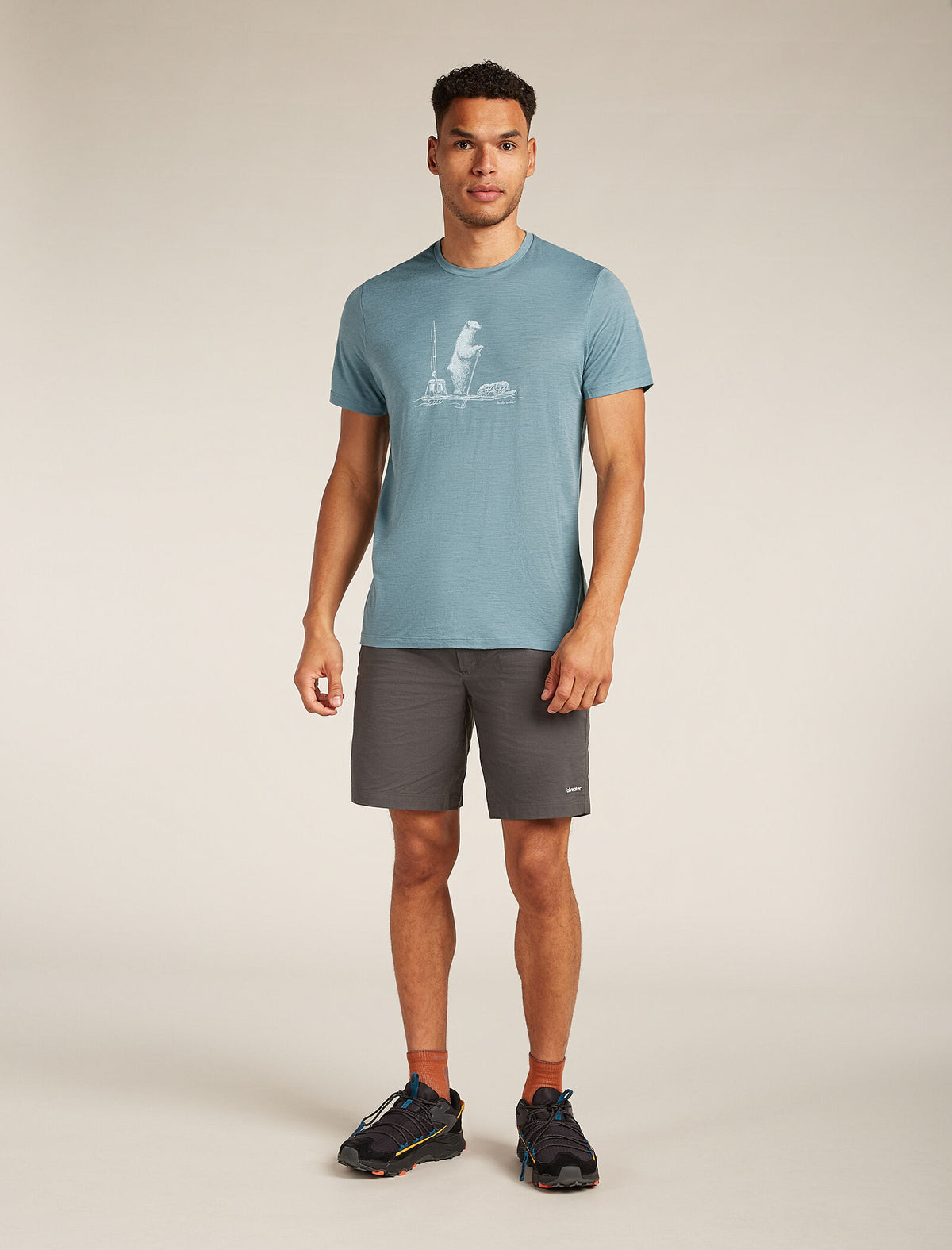 Men's Merino 150 Tech Lite Short Sleeve T-Shirt Polar Paddle  - 3
