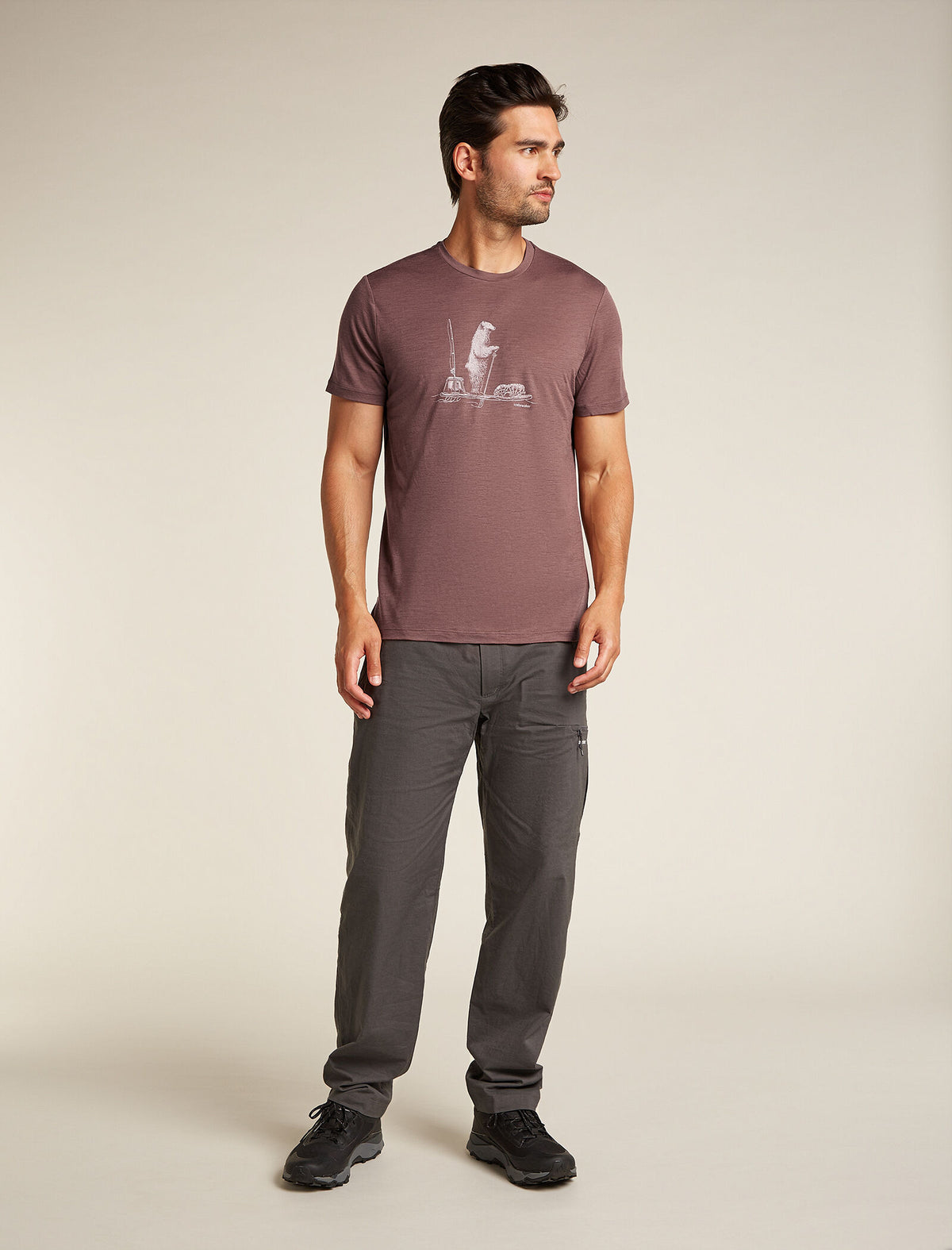 Men's Merino 150 Tech Lite Short Sleeve T-Shirt Polar Paddle  - 3