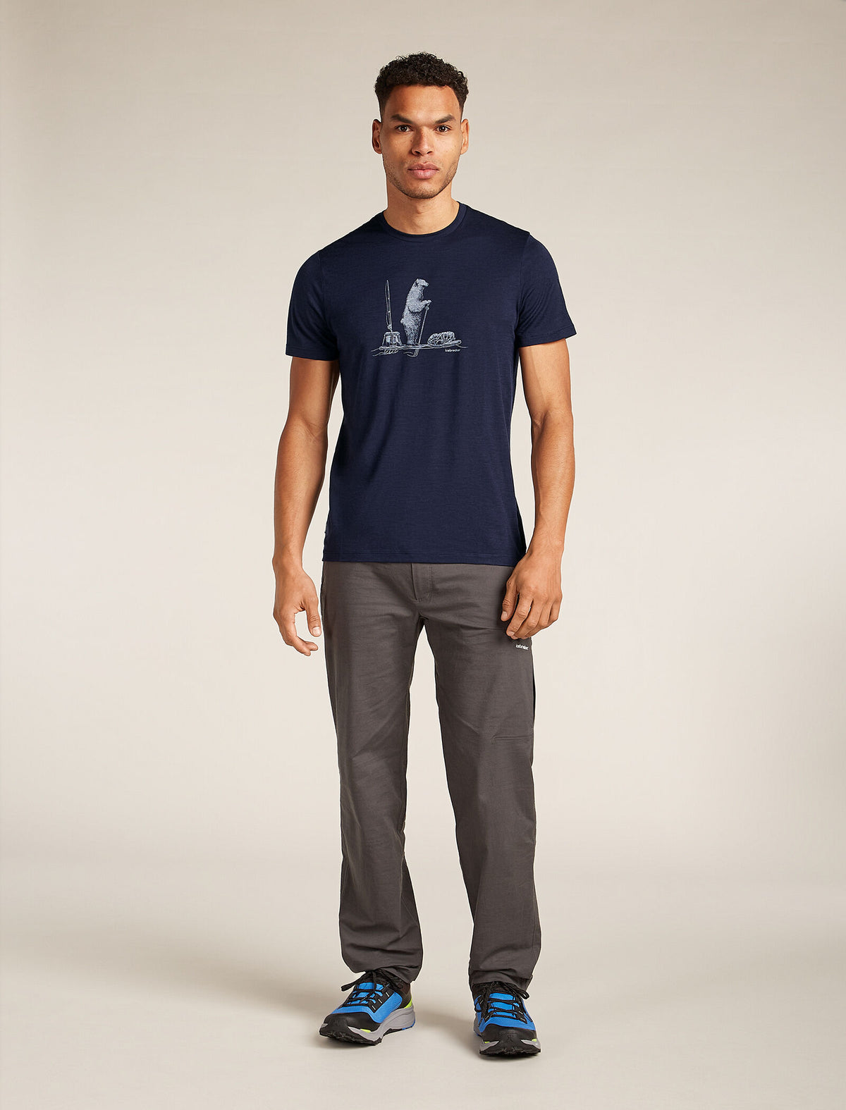 Men's Merino 150 Tech Lite Short Sleeve T-Shirt Polar Paddle  - 3