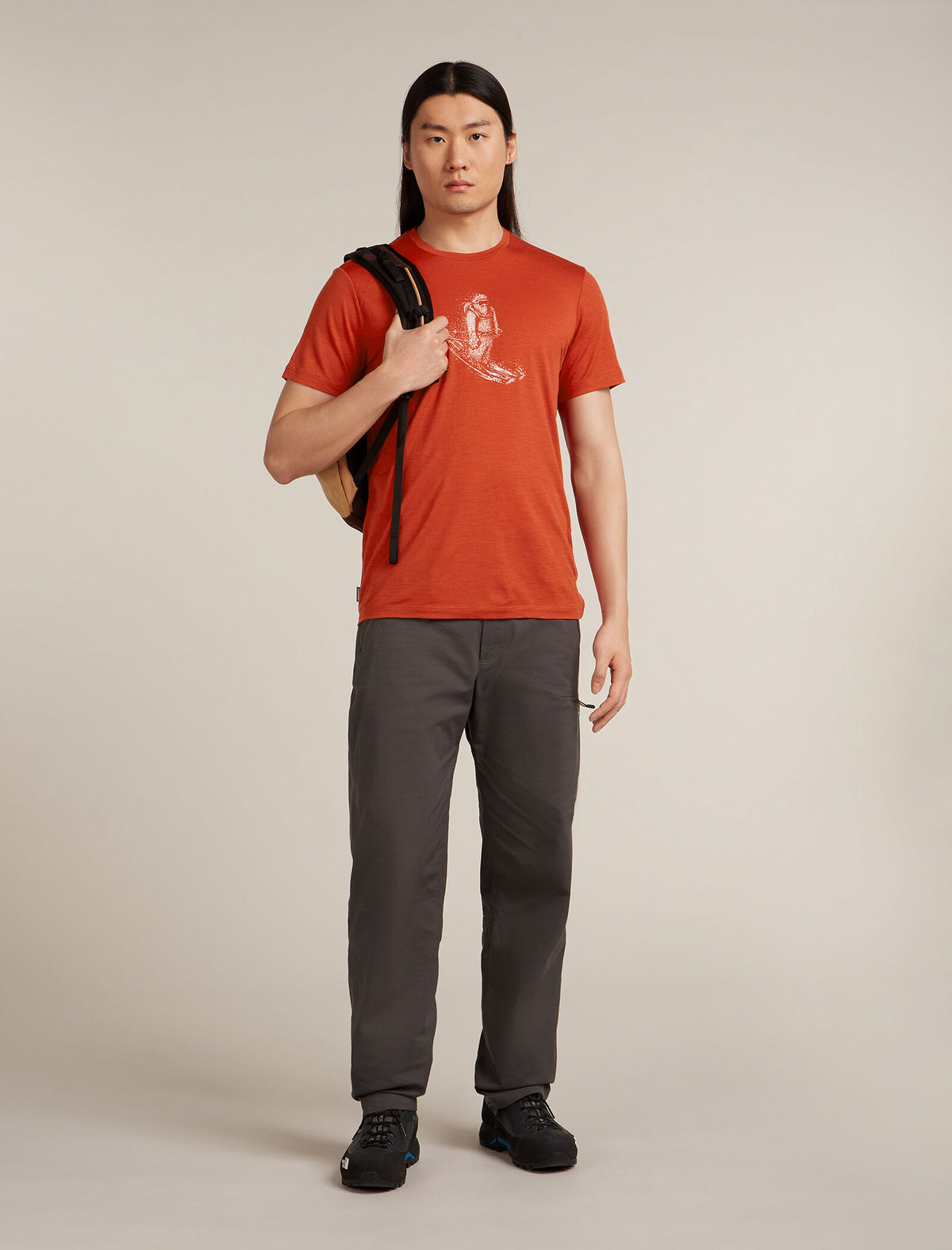 Men's Merino 150 Tech Lite Short Sleeve T-Shirt Skiing Yeti Agate - 4