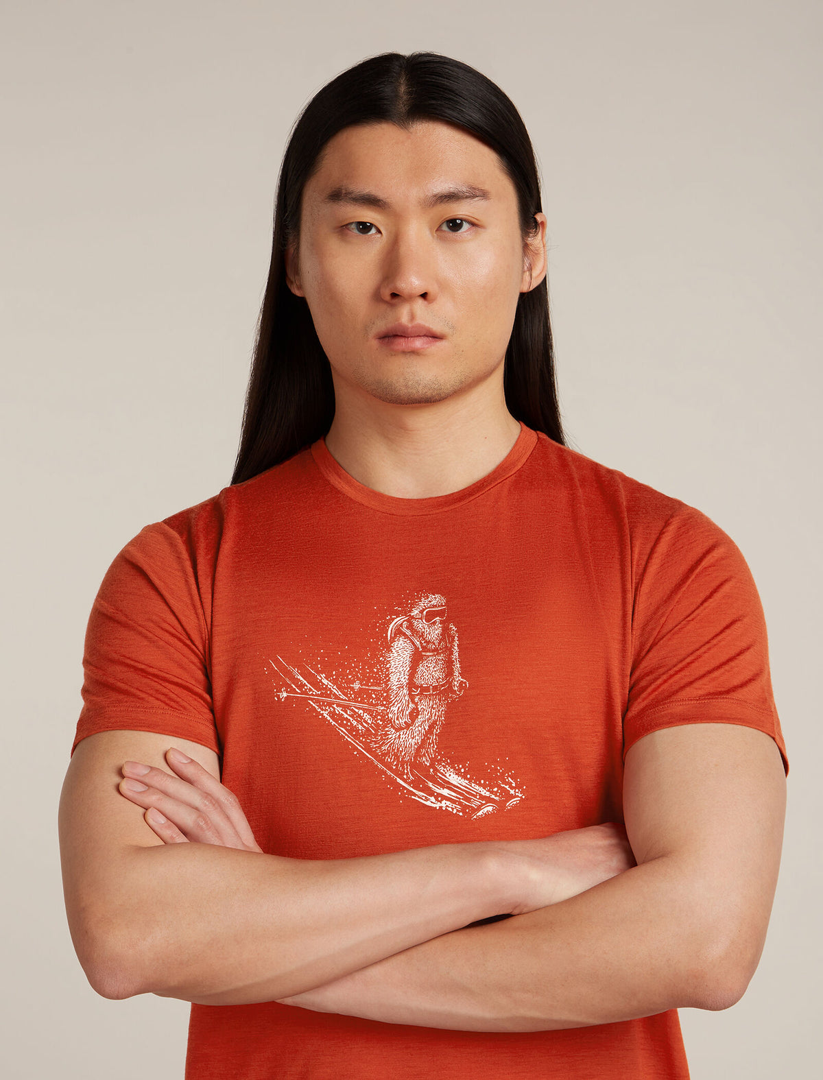 Men's Merino 150 Tech Lite Short Sleeve T-Shirt Skiing Yeti Agate - 5