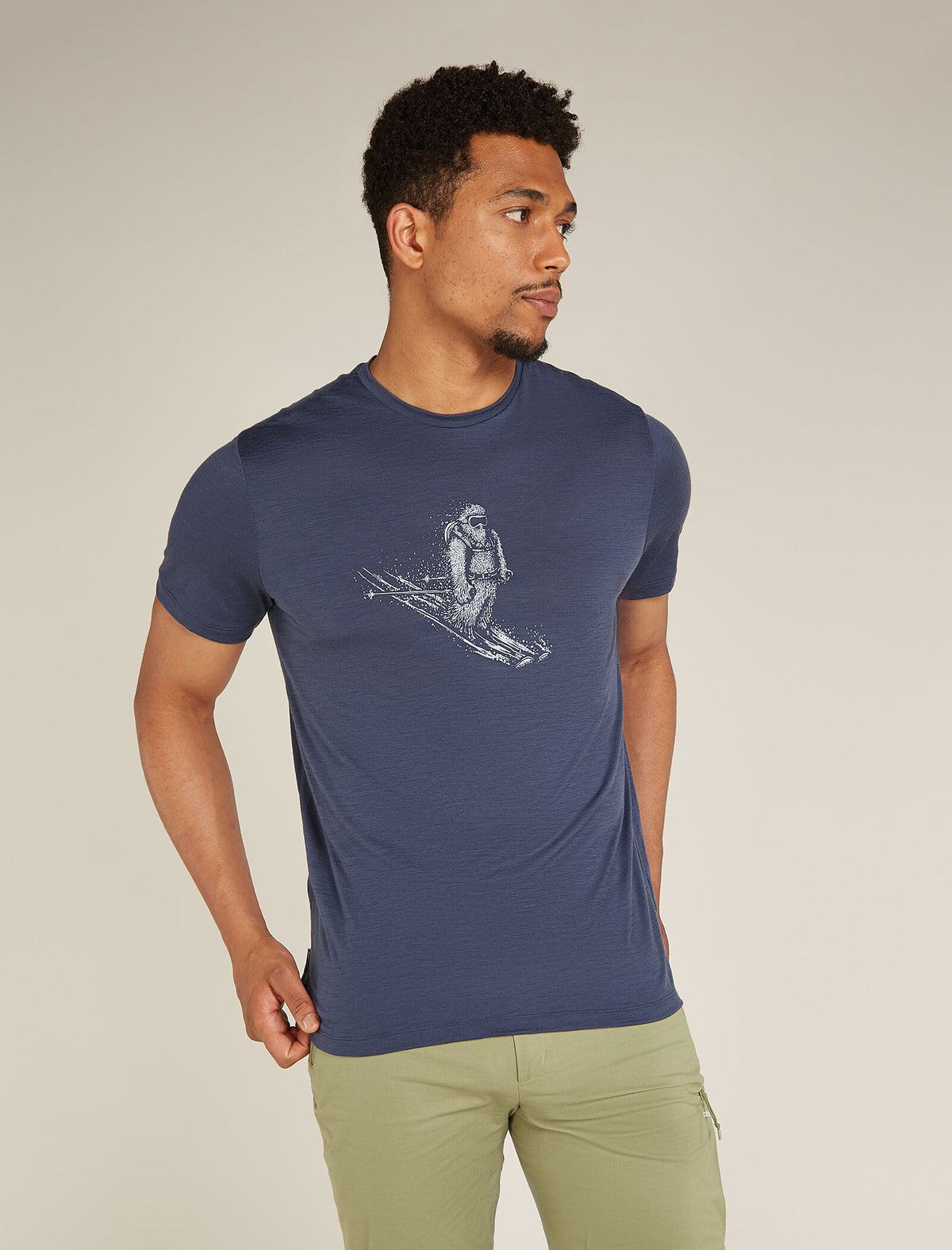 Men's Merino 150 Tech Lite Short Sleeve T-Shirt Skiing Yeti  - 1