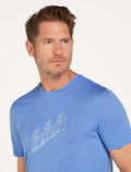 Men's Merino 150 Tech Lite Short Sleeve T-Shirt Natural Ski Tour  - 5