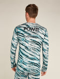 Men's Merino 200 Oasis Long Sleeve Crewe Thermal Top Protect Our Winters AOP  - 2