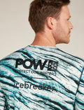Men's Merino 200 Oasis Long Sleeve Crewe Thermal Top Protect Our Winters AOP  - 7