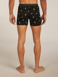 Men's Merino 150 Anatomica Boxers Ski Day Black/Peridot - 2