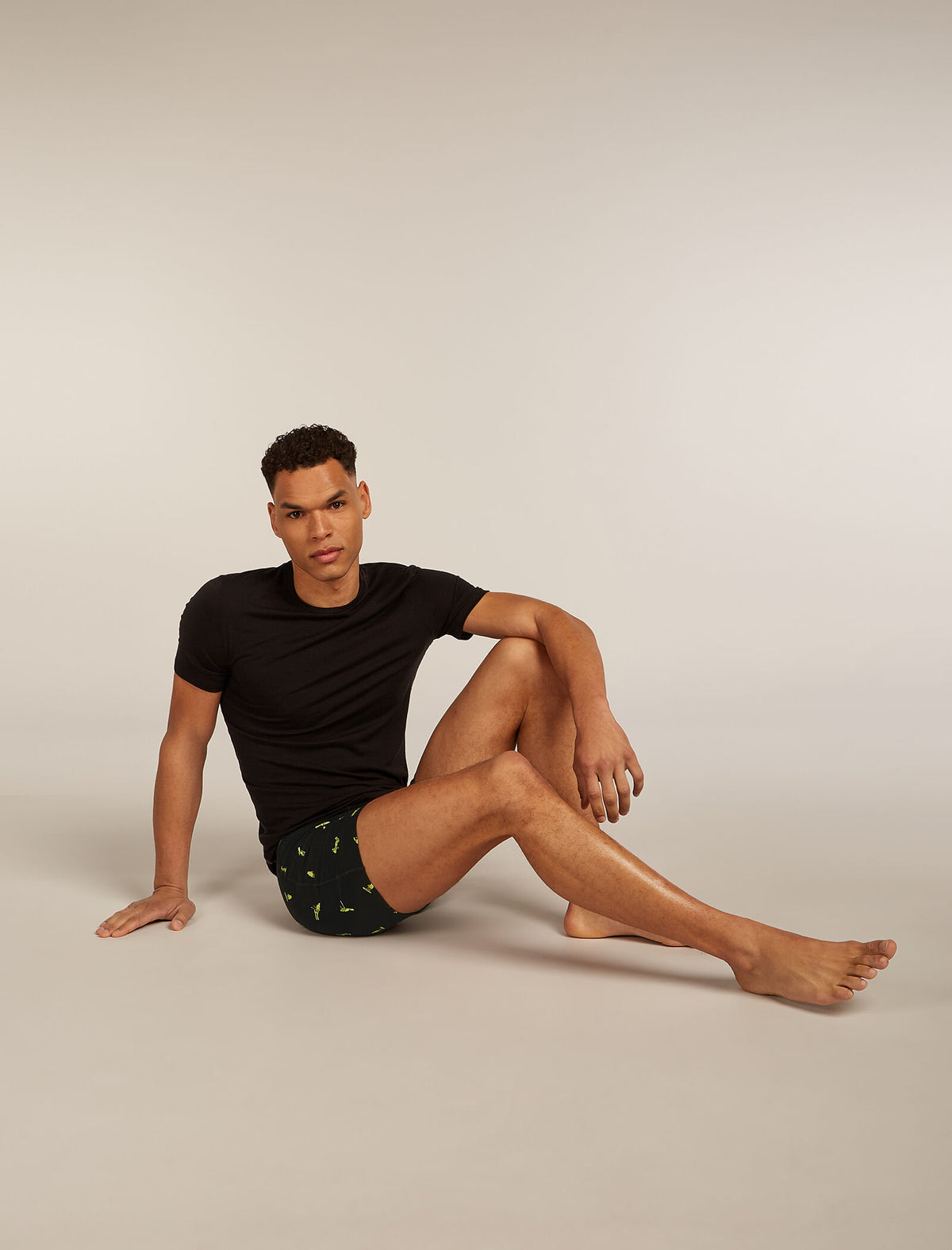 Men's Merino 150 Anatomica Boxers Ski Day Black/Peridot - 5