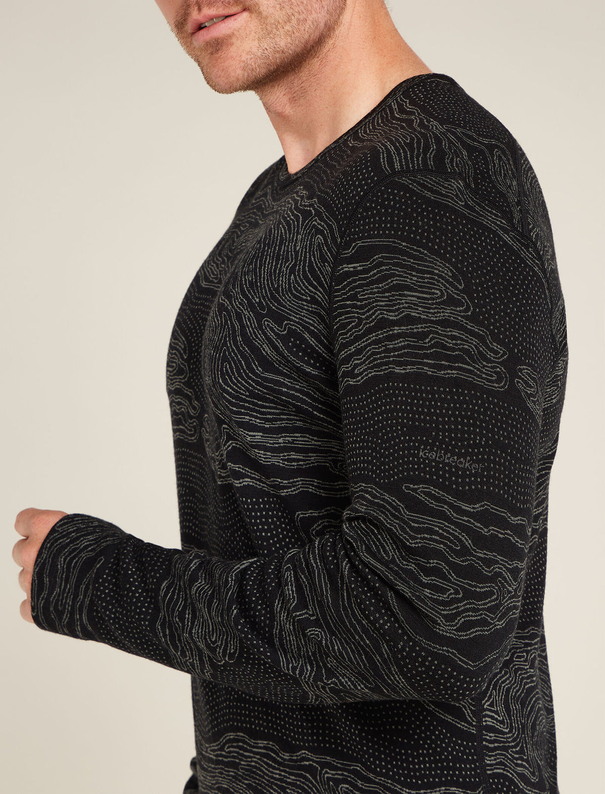 Men's Merino 260 Vertex Long Sleeve Crewe Thermal Top Snow Guide  - 5