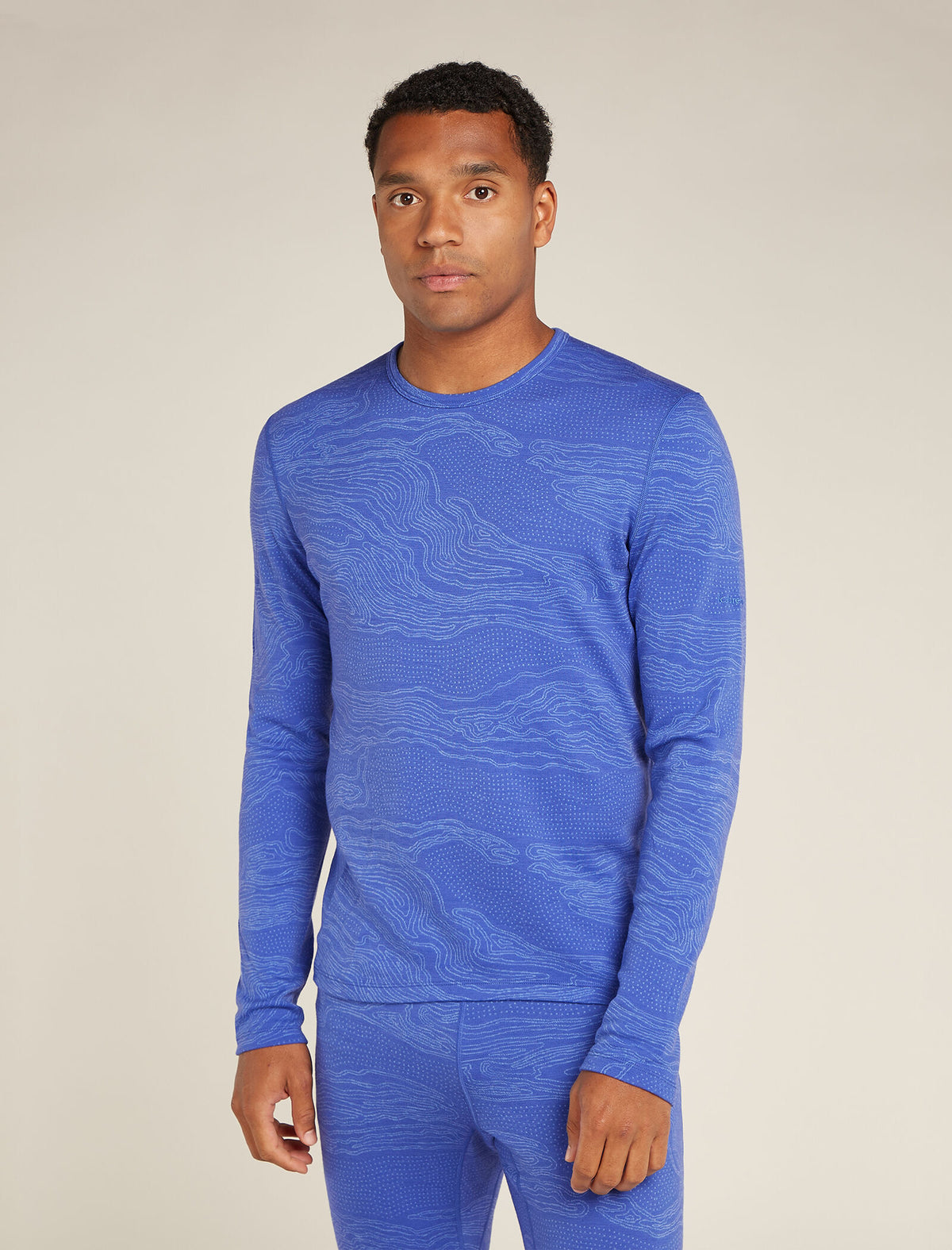 Men's Merino 260 Vertex Long Sleeve Crewe Thermal Top Snow Guide  - 1