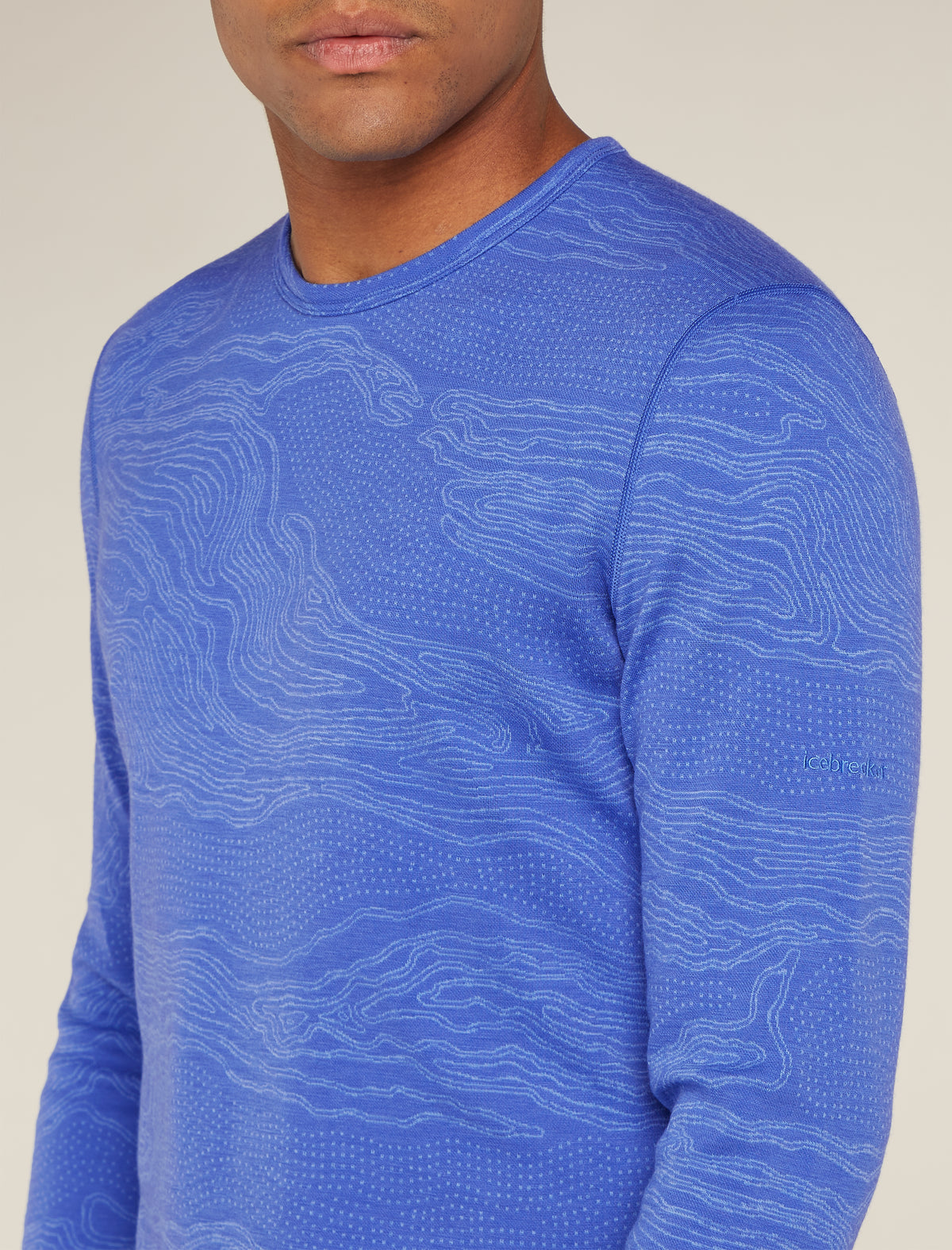 Men's Merino 260 Vertex Long Sleeve Crewe Thermal Top Snow Guide  - 5