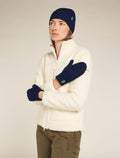 Unisex Merino Cable Knit Mittens  - 2