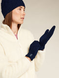 Unisex Merino Cable Knit Mittens  - 4