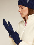 Unisex Merino Cable Knit Mittens  - 6