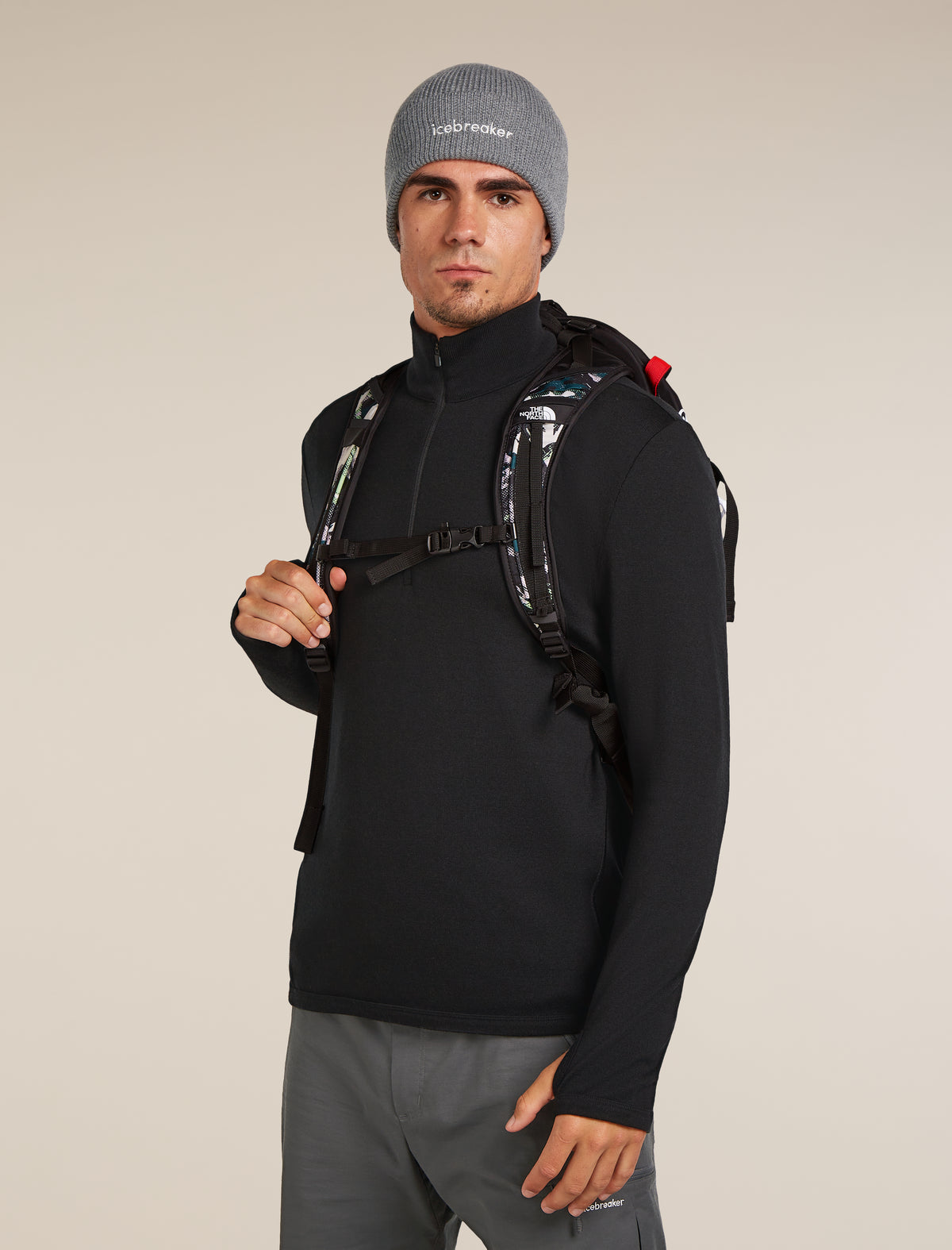 Unisex Merino All Day Toque Beanie Gritstone Heather - 4