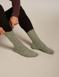 Unisex Merino Ski Lodge Crew Socks  - 2