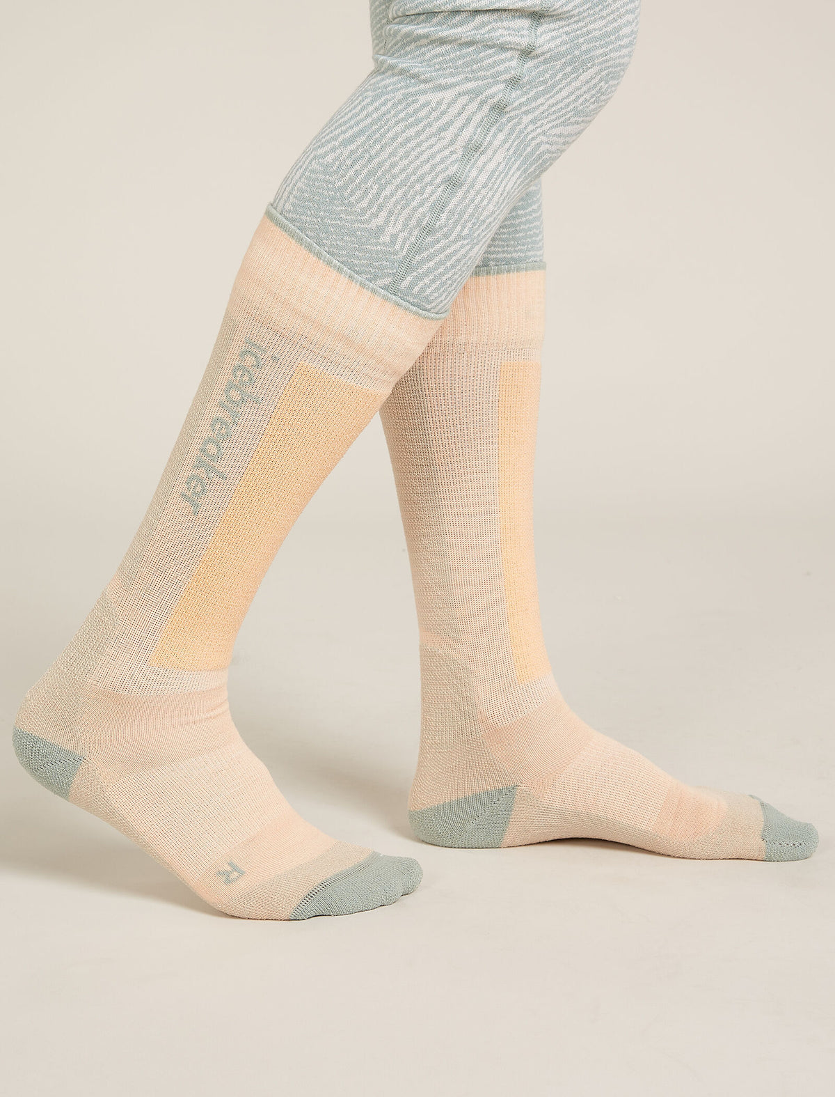 Women's Merino Ski+ Light Over The Calf Socks  - 2