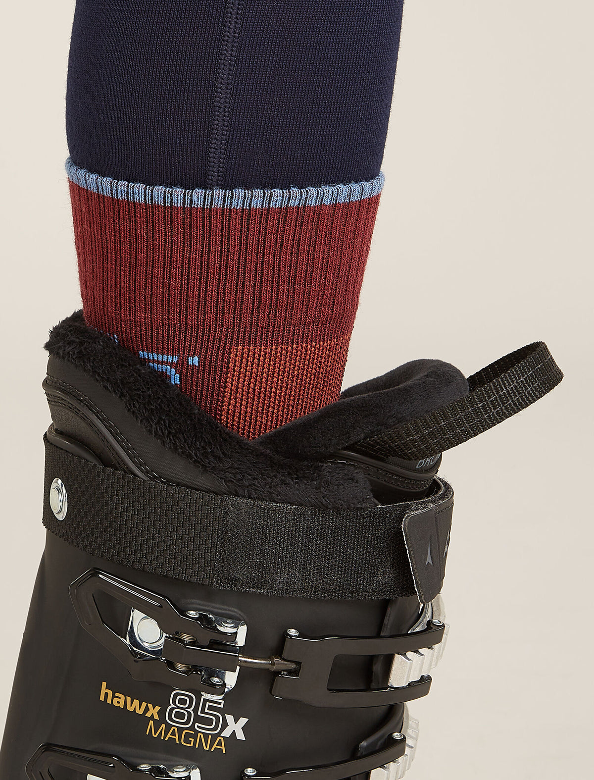 Women's Merino Ski+ Light Over The Calf Socks  - 1