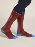 Women's Merino Ski+ Light Over The Calf Socks  - 2
