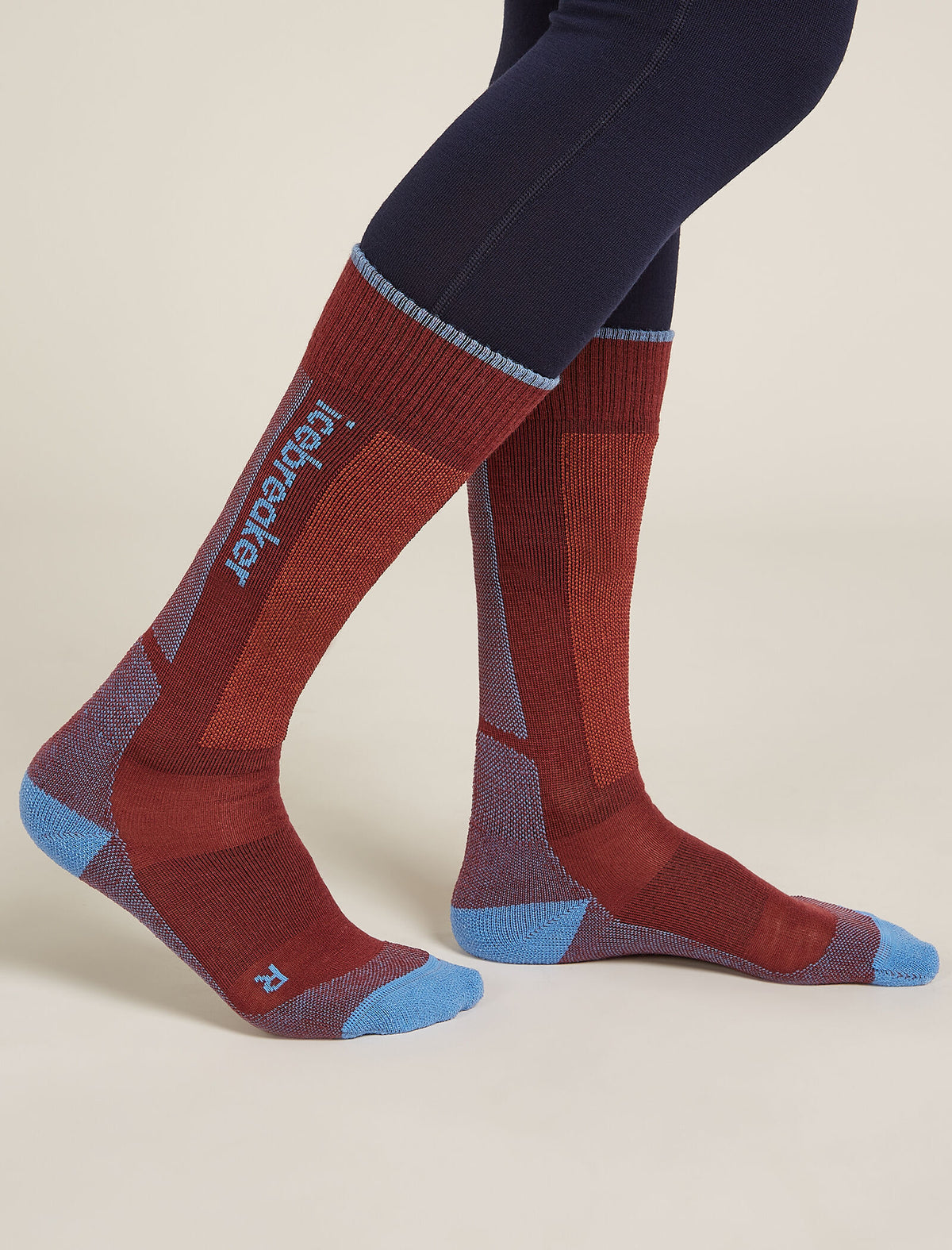 Women's Merino Ski+ Light Over The Calf Socks  - 2