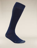 Men's Merino Ski+ Light Over The Calf Socks Royal Navy/Dawn/Midnight Navy - 5