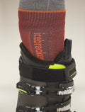 Men's Merino Ski+ Light Over The Calf Socks Port/Blaze - 3