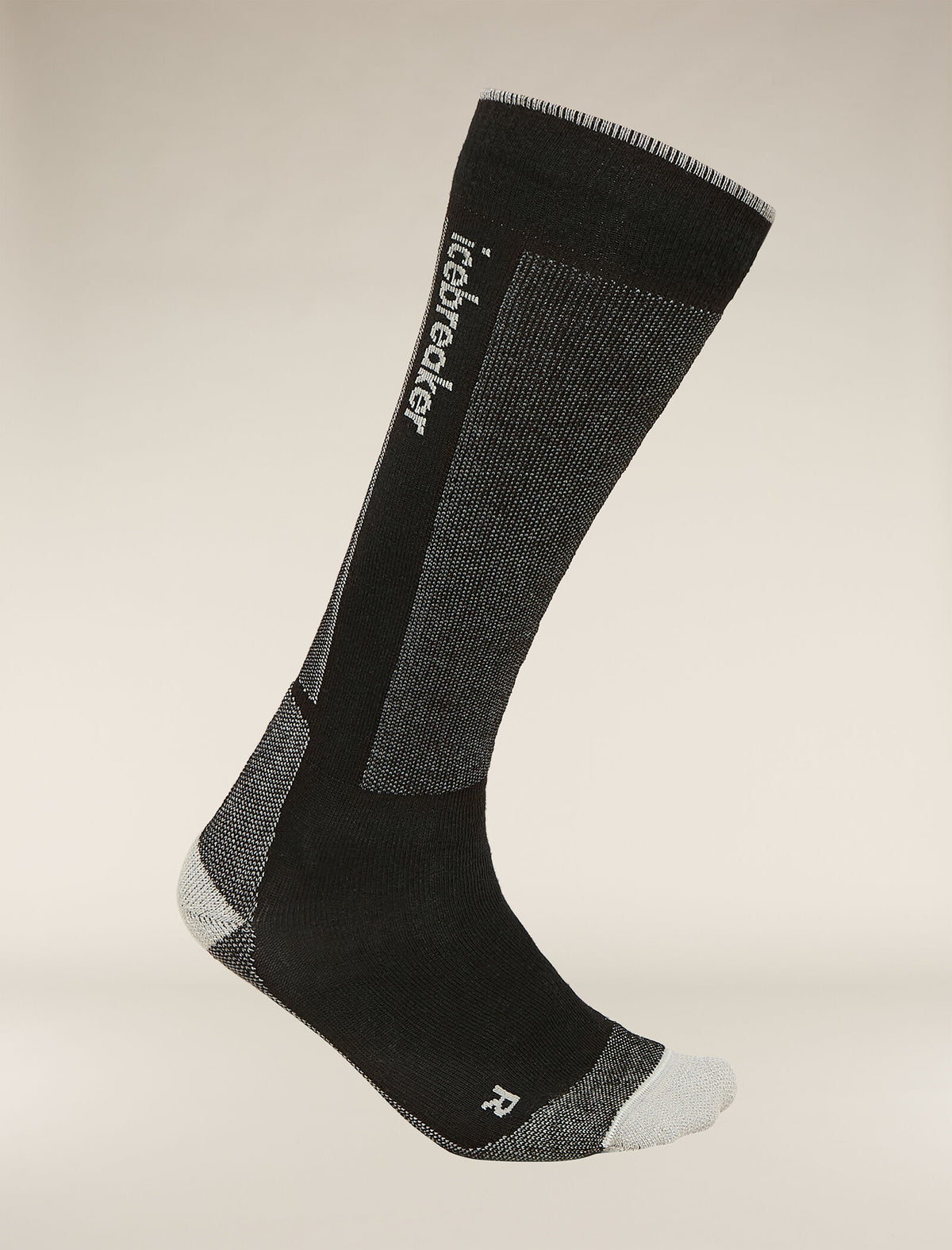 Men's Merino Ski+ Light Over The Calf Socks Black/Ether/Graphite - 5