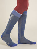 Men's Merino Ski+ Light Over The Calf Socks Mountain Contour  - 2