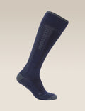 Men's Merino Ski+ Medium Over The Calf Socks Royal Navy/Dawn - 1