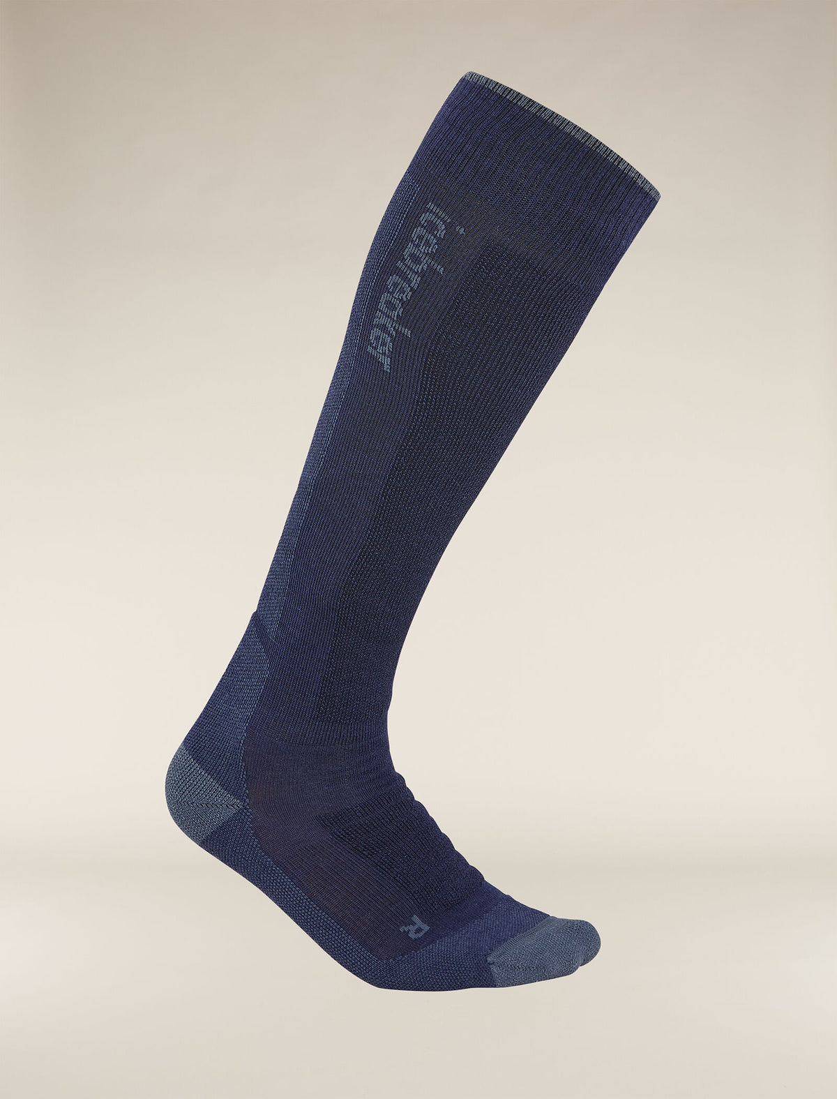 Men's Merino Ski+ Medium Over The Calf Socks Royal Navy/Dawn - 5