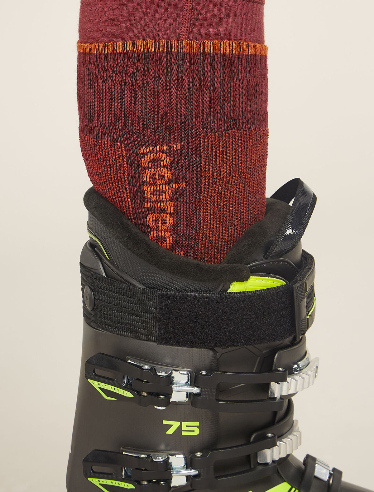 Men's Merino Ski+ Medium Over The Calf Socks  - 1