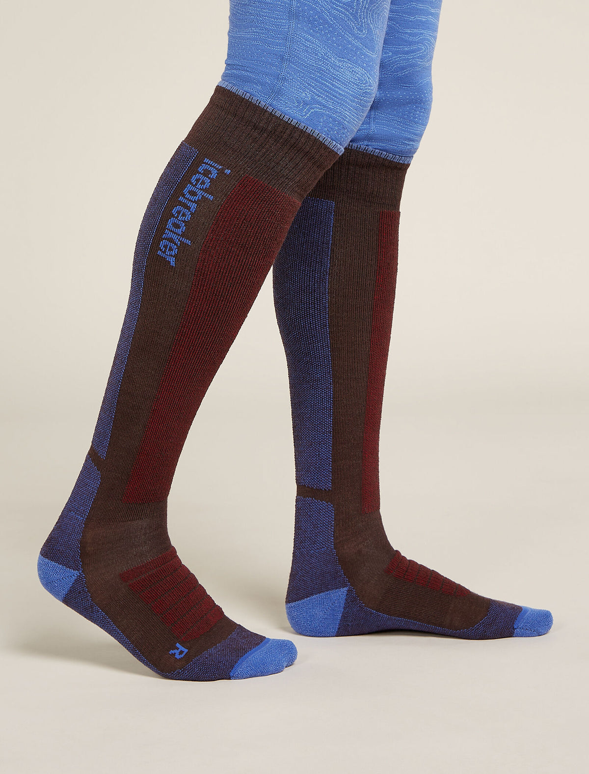 Men's Merino Ski+ Medium Over The Calf Socks  - 2