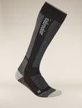 Men's Merino Ski+ Medium Over The Calf Socks Black/Ether - 5