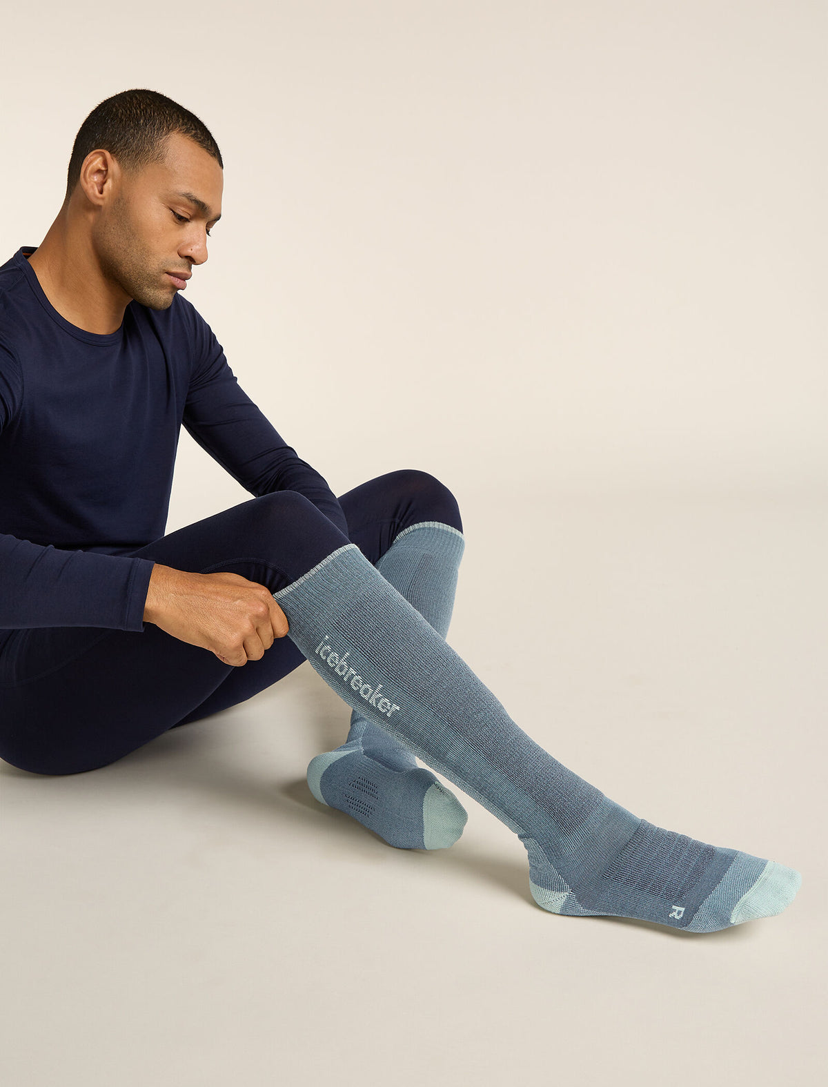 Men's Merino Ski+ Medium Over The Calf Socks  - 2