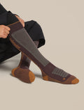 Men's Merino Ski+ Medium Over The Calf Socks Java/Trail - 1