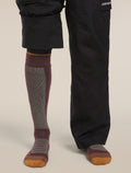 Men's Merino Ski+ Medium Over The Calf Socks Java/Trail - 3