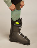 Men's Merino Blend Ski+ Medium Over The Calf Mountain Contour Socks Seaglass/Atlantis/Trail - 1