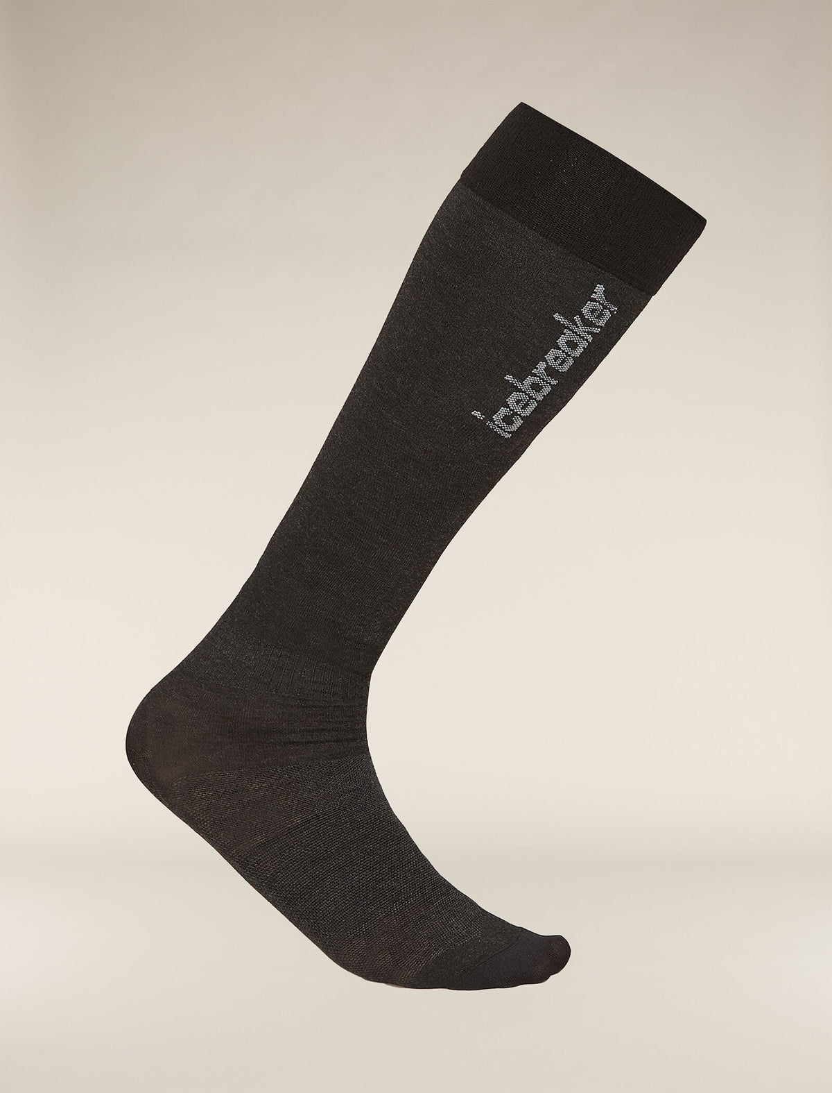 Men's Merino Snow Liner Over The Calf Socks Black/Ether - 3